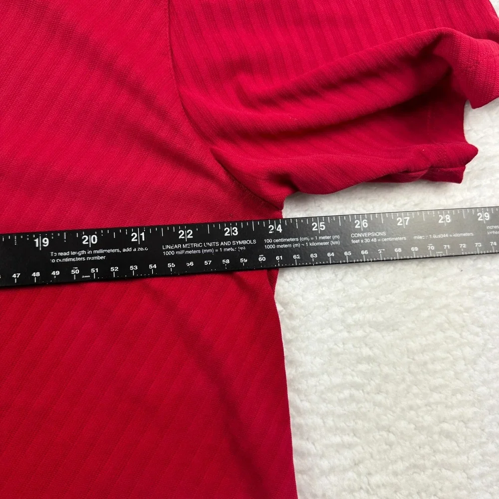 Nike Fit Dry Tiger Woods Collection Polo Shirt Mens Large Red‎ Performance Golf